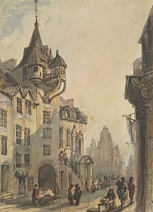 The-canongate-tolbooth-edinburgh-from-the-west