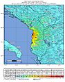 2019-11-26 Mamurras, Albania M6.4 earthquake shakemap (USGS)