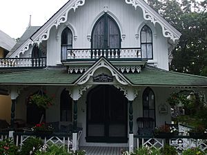 Bishop gilbert haven cottage; Oak Bluffs, Martha's Vineyard, U.S.