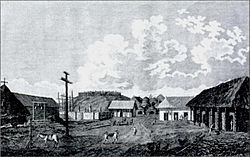 Carmel California, 1794 sketch by John Sykes