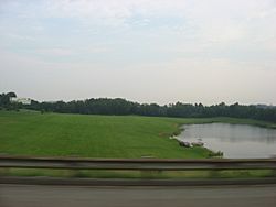 Countryside in western Shalersville Township