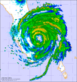 Hurricane Frances radar mosaic