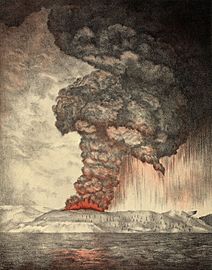 Krakatoa's massive eruption in 1883