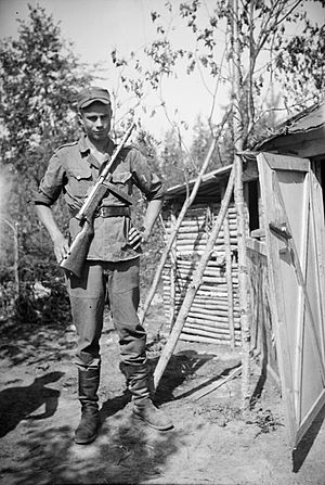 Mauno Koivisto rintamalla jatkosodassa, kuvaaja ja ajankohta tuntematon (33902509753)