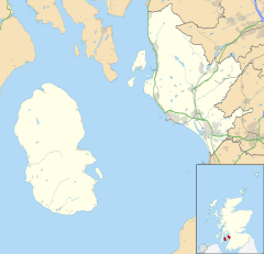 Lochranza is located in North Ayrshire