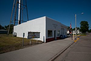 Post office in Strasburg, North Dakota 6-12-2009