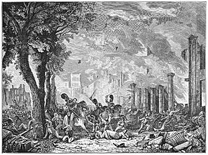 Queen Square Riot 1831 engraving