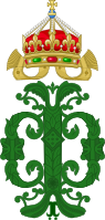 Royal Monogram of King Ferdinand I of Bulgaria, Variant 3.svg