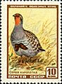 The Soviet Union 1957 CPA 1986 stamp (Gray Partridge)