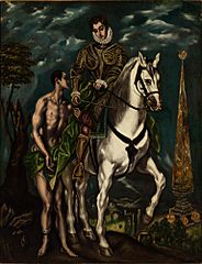 Versión de "San Martín y el Mendigo" de El Greco