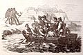 Vida y viajes de Cristobal Colón, 1851 Enviando a tierra un bote por agua a Higuey provincia oriental de Española (3820338748)