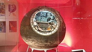 Vostok 6 capsule on display, 2016