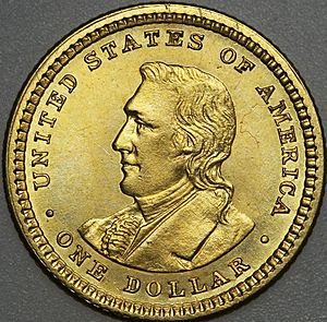 1904 Lewis and Clark dollar reverse