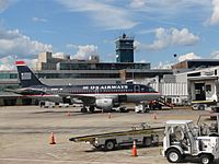 Aircraft at Philadelphia International Airport