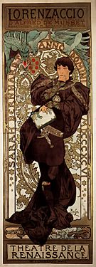 Alfons Mucha - 1896 - Lorenzaccio