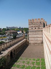 Arches in outer wall of Theodosian Walls in Constantinople 2