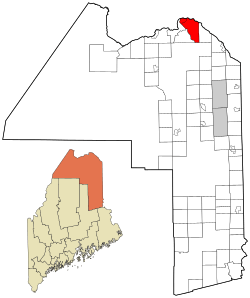 Location of Madawaska, Maine