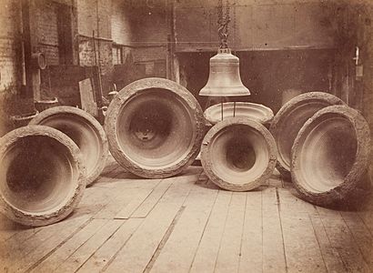 Church Bells in the workshop at Whitechapel Bell Foundry