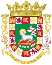 Coat of arms of the Commonwealth of Puerto Rico (variant).svg