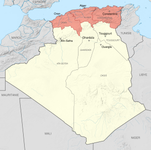 Départements français d'Algérie 1934-1955 map-fr