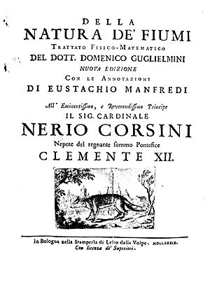Guglielmini, Domenico – Della natura de fiumi trattato fisico-matematico, 1739 - BEIC 124586