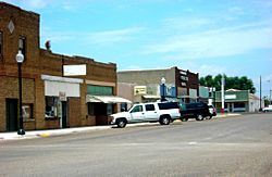 Businesses in downtown Idalou
