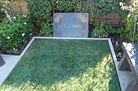 Jack Lemmon grave at Westwood Village Memorial Park Cemetery in Brentwood, California