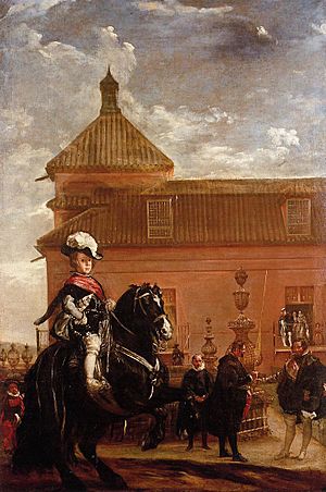 Lección de equitación del príncipe Baltasar Carlos, by Diego Velázquez