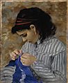 Lise Sewing - 1866