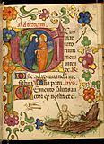 Master of Walters 323 - Leaf from Barbavara Book of Hours - Walters W32352R - Open Obverse