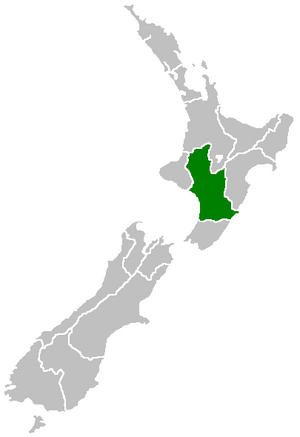 Location of Manawatū-Whanganui