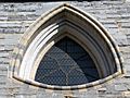 Reuleaux triangle shaped window of Onze-Lieve-Vrouwekerk, Bruges