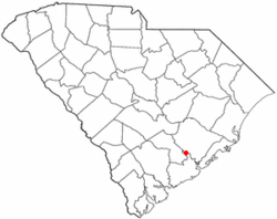 Location of Lincolnville inSouth Carolina