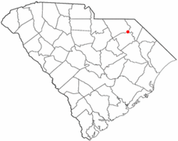 Location of Society Hill, South Carolina