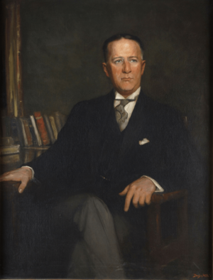 Al Smith, governor of New York (portrait by Douglas Volk)