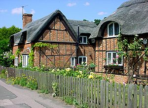 Ampthill thatched cottages