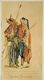 Anon artist, Garnier and Boulanger at masked ball Villa Medici 1851, Musée dOrsay