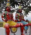 Ayyanar idols near Gobichettipalayam