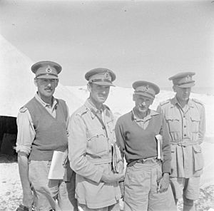 British Generals in the Desert E19697