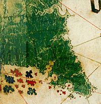 Cantino Map - 1502 - Florida