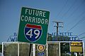 Future corridor I49 sign