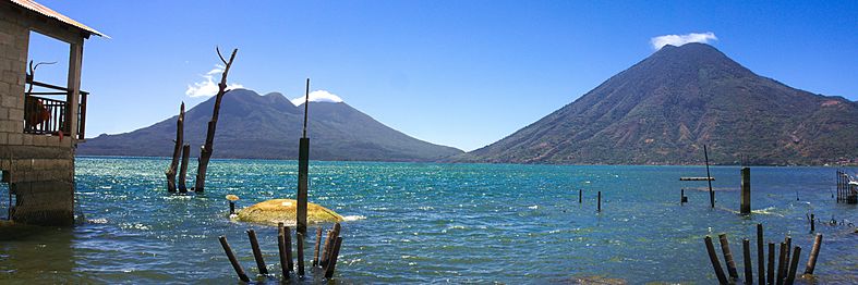 Lago Atitlan, seen from San Marcos