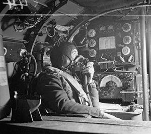Lancaster wireless operator WWII IWM CH 8790