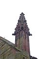 One of the pinnacles of St. Mary's church, Stockport