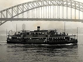 Sydney ferry LADY DENMAN between 1962 and 1979