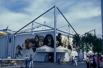 UNITED NATIONS PAVILION AT EXPO 86, VANCOUVER, B.C.