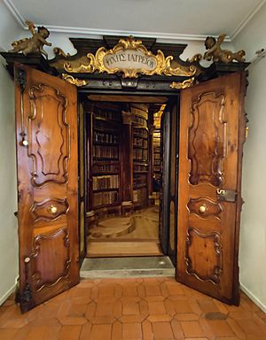 Abbey library of Saint Gall entrance