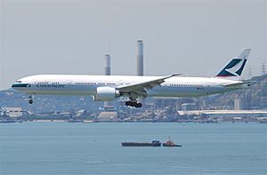 Cathay Pacific Boeing 777-300ER; B-KPV@HKG;04.08.2011 615na (6207903218)