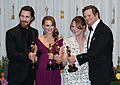 Christian Bale, Natalie Portman, Melissa Leo and Colin Firth 2011