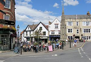 Glastonbury town centre arp